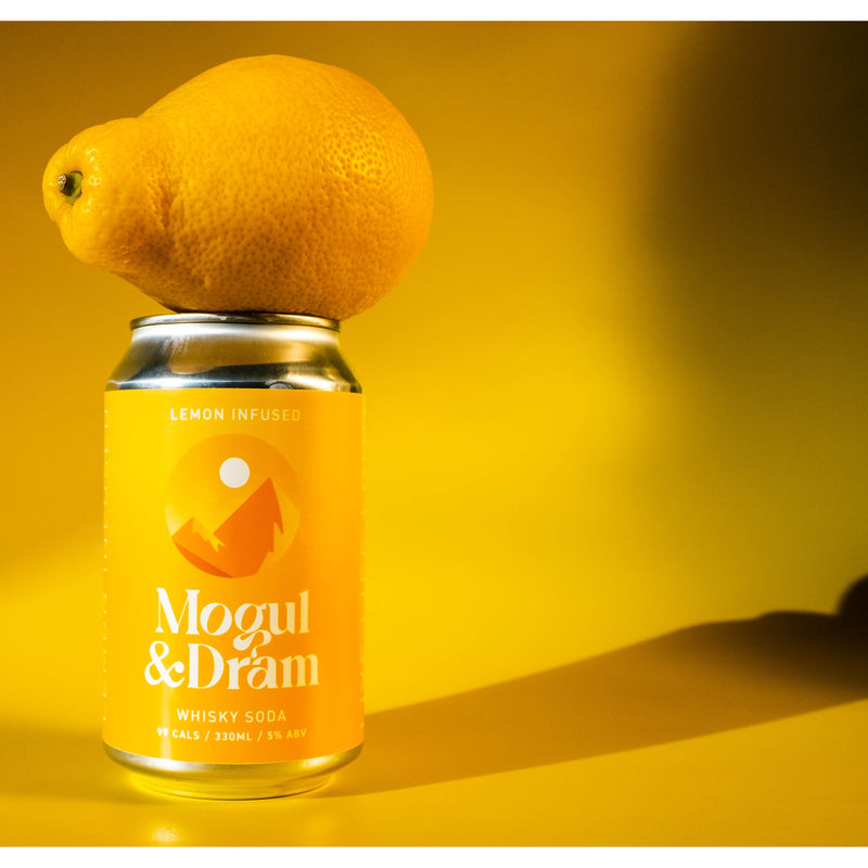 Mogul & Dram - Whisky & Soda with Lemon Infused 12x330ml