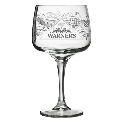 Warner's Branded Copa Glass