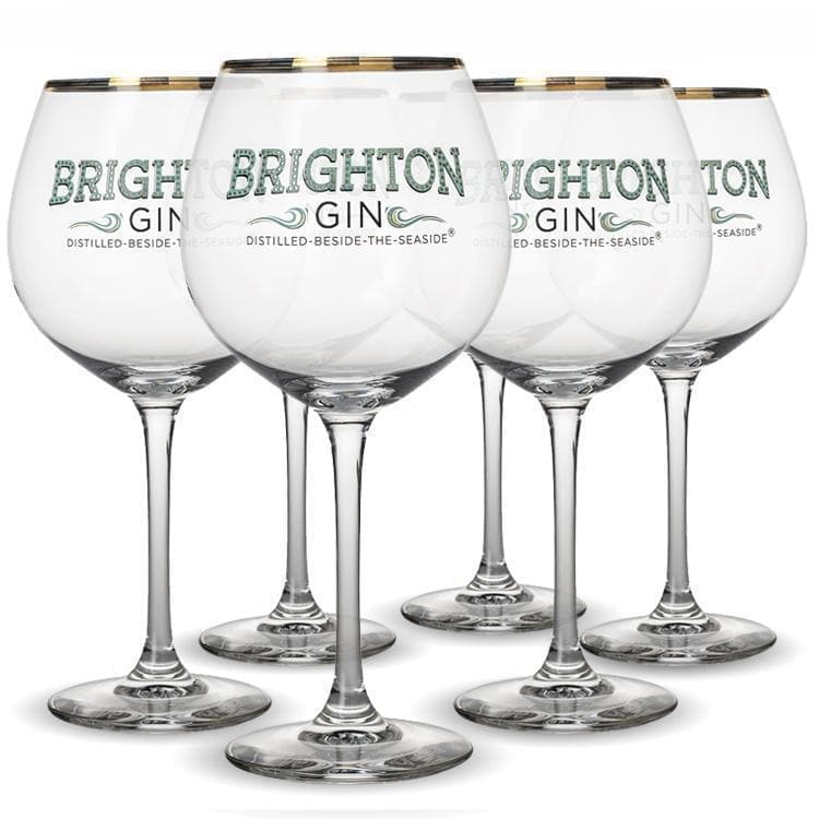 Brighton Gin Copa Gin Glasses (Set of 6)-Brighton Gin-Other-Lassou_Drinks-1