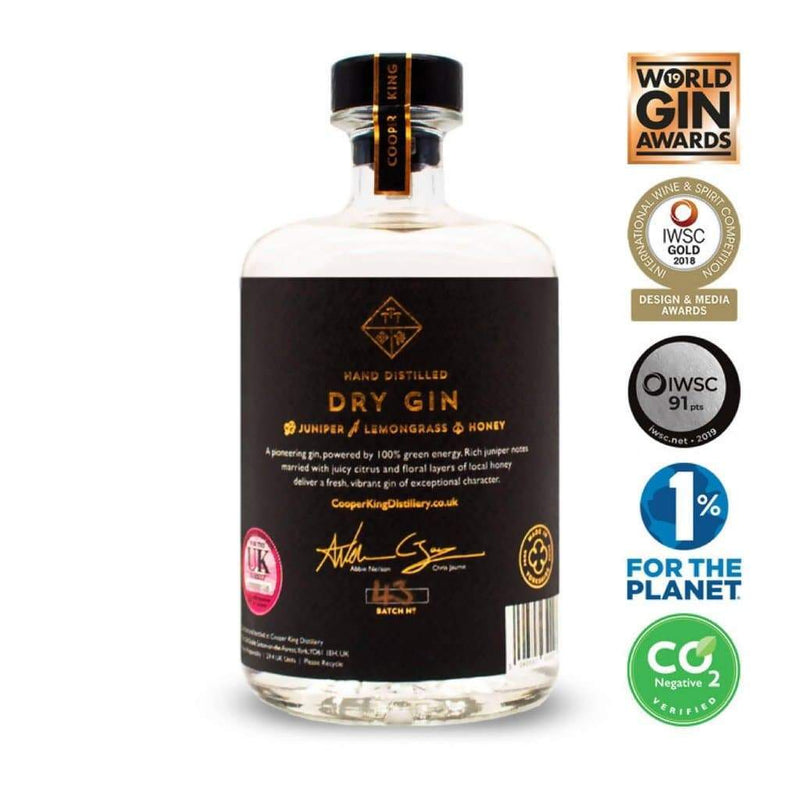 Dry GIn-Cooper King Distillery-Bottle, Gin-Lassou_Drinks-2