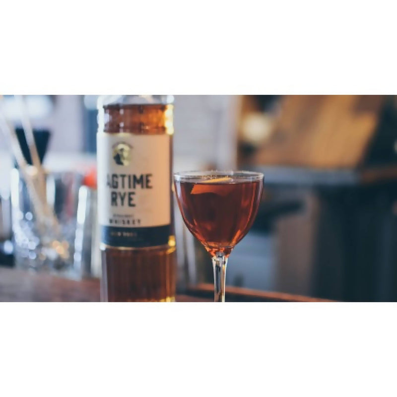 New York Distilling Co-Ragtime Rye Straight Whiskey New York-Bottle-2-Lassou