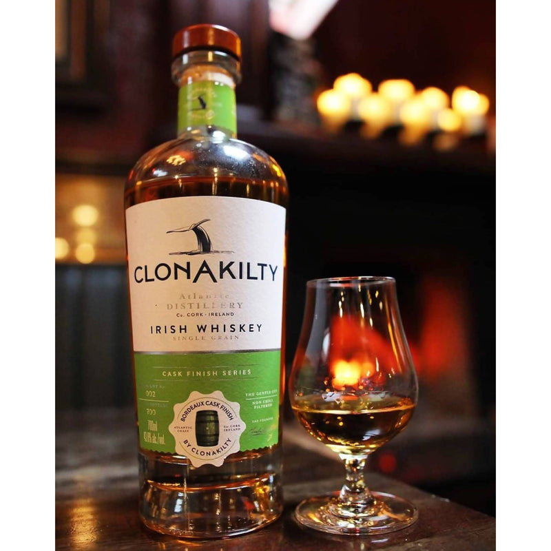 Clonakilty-Single Grain Bordeaux Cask Irish Whiskey-bottle-2-Lassou
