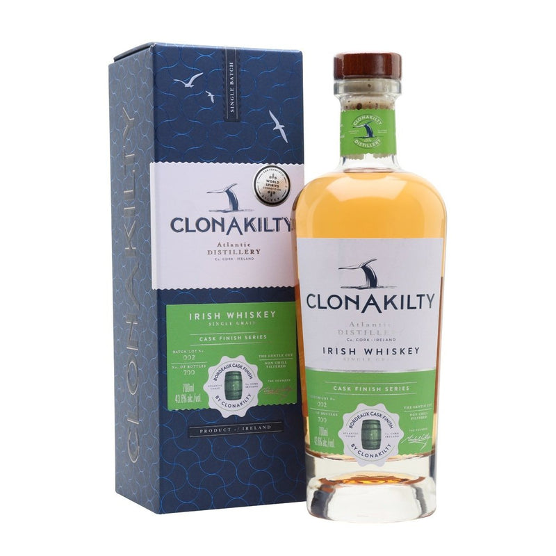 Clonakilty-Single Grain Bordeaux Cask Irish Whiskey-bottle-1-Lassou